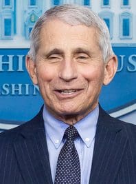 P20210121CW-0240: White House COVID Chief Medial Advisor Dr. Anthony Fauci participates in a briefing Thursday, Jan. 21, 2021, in the James S. Brady Press Briefing Room of the White House. (Official White House Photo by Chandler West)