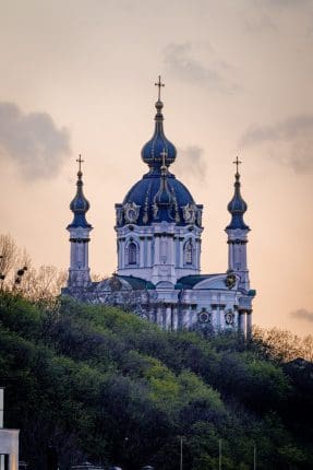 St. Andreas Kirche, Kiew, before Russian War 2022, photo Maksym Tymchyk https://ukraine.ua/imagebank-photographer/maksym-tymchyk/